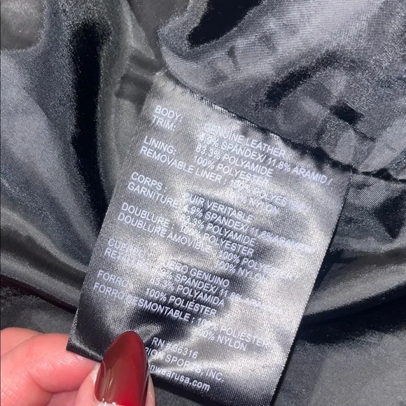 Scorpion exo get stung Women's Black Leather Jacket - Picture 5 of 9